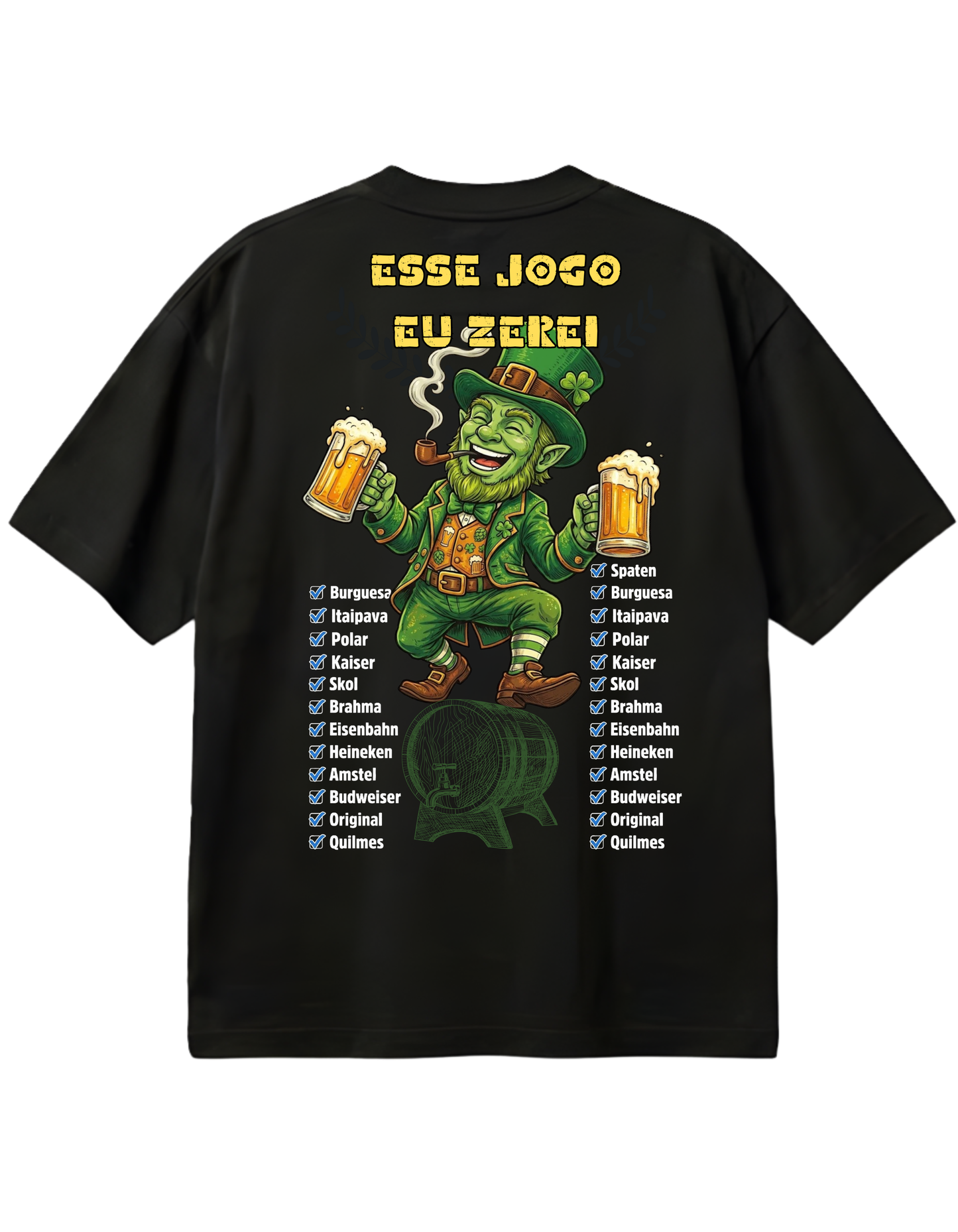 Oversized ESSE JOGO EU ZEREI